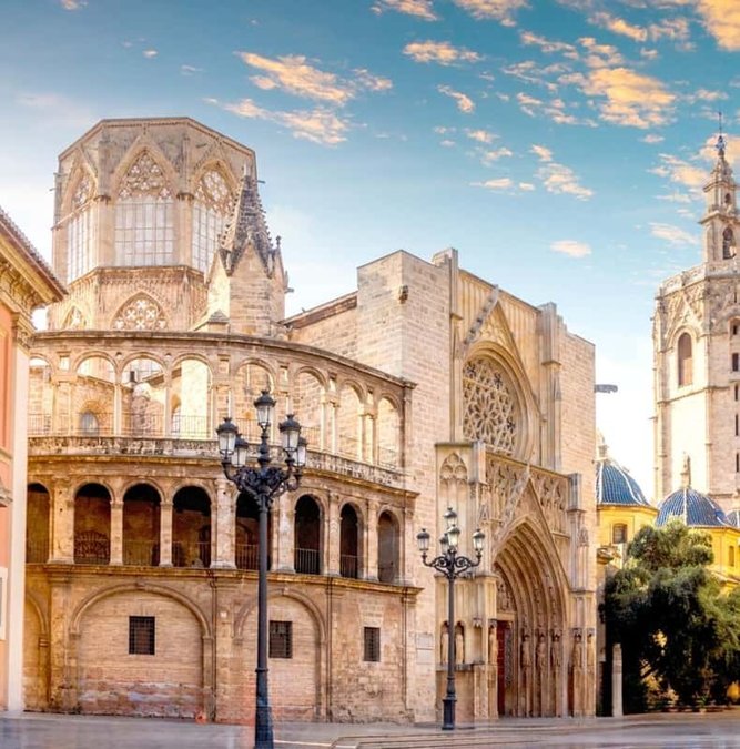 Valencia Cathedral and the Micalet bell tower
