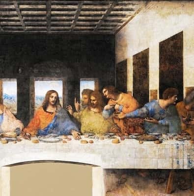 Leonardo da Vinci's Last Supper fresco in Milan