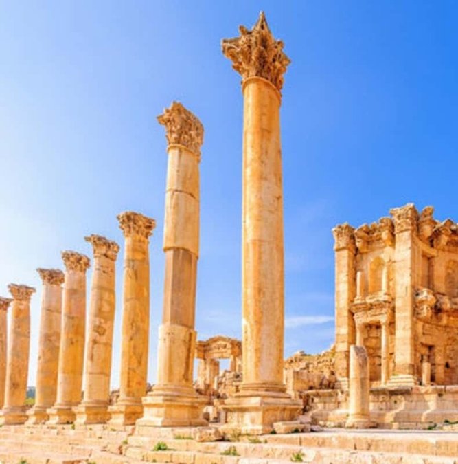 Colonnaded oval forum of Roman Jerash
