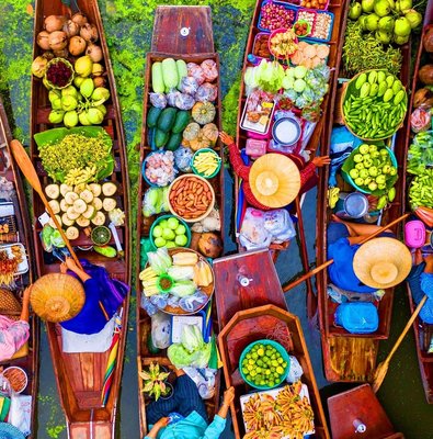 Bangkok: Floating Market and Train Market Experience