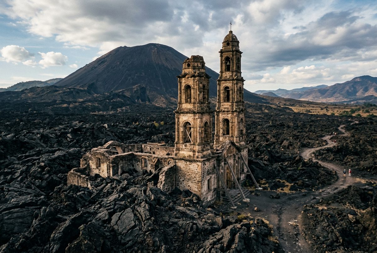 Parícutin Volcano, Michoacán, Mexico