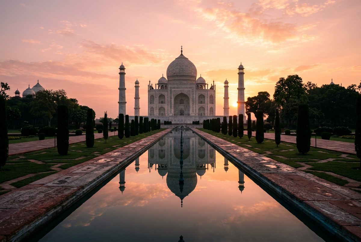The Taj Mahal, Agra, India